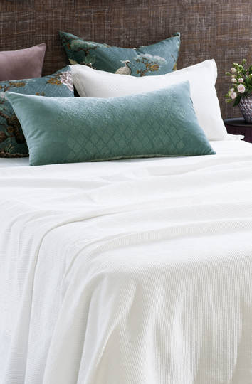 Bianca Lorenne - Sottobosco  Bedspread  Pillowcase and Eurocase Sold Separately - White